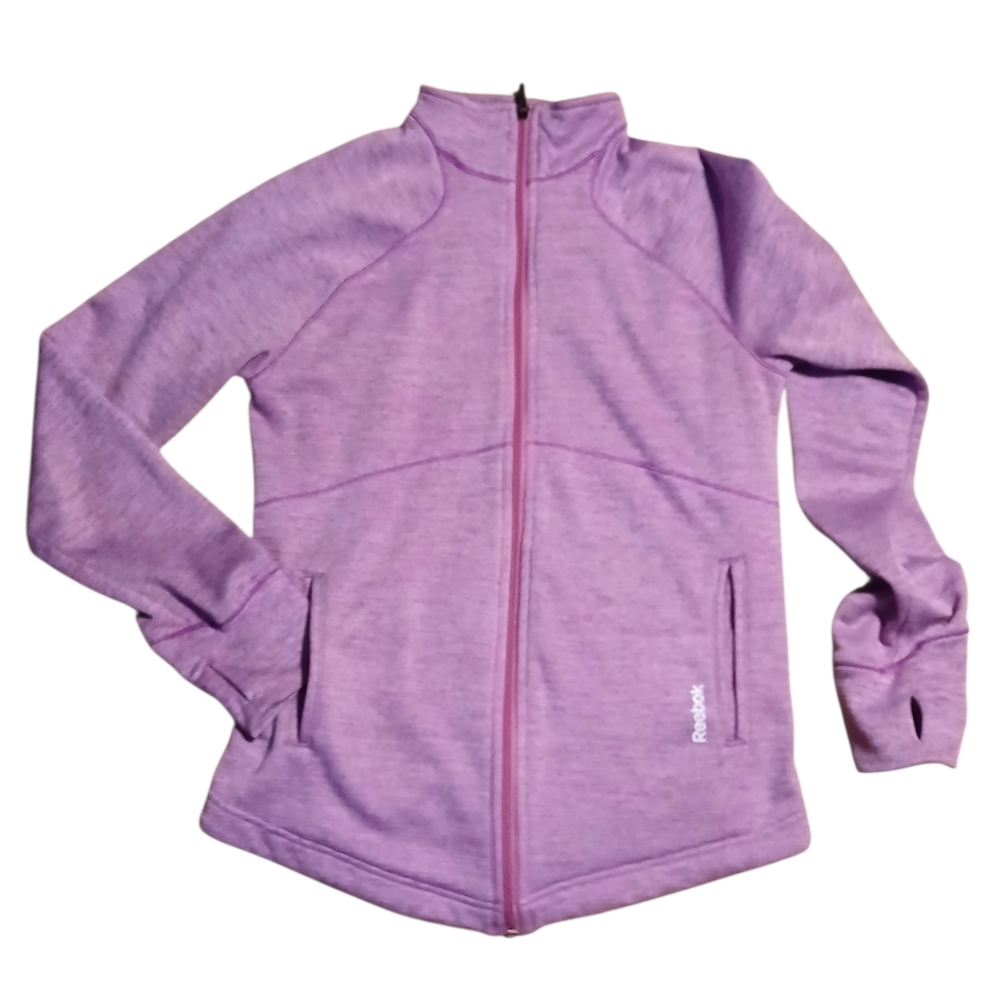 Reebok Women's Size Small Lavender Full-Zip Jacket